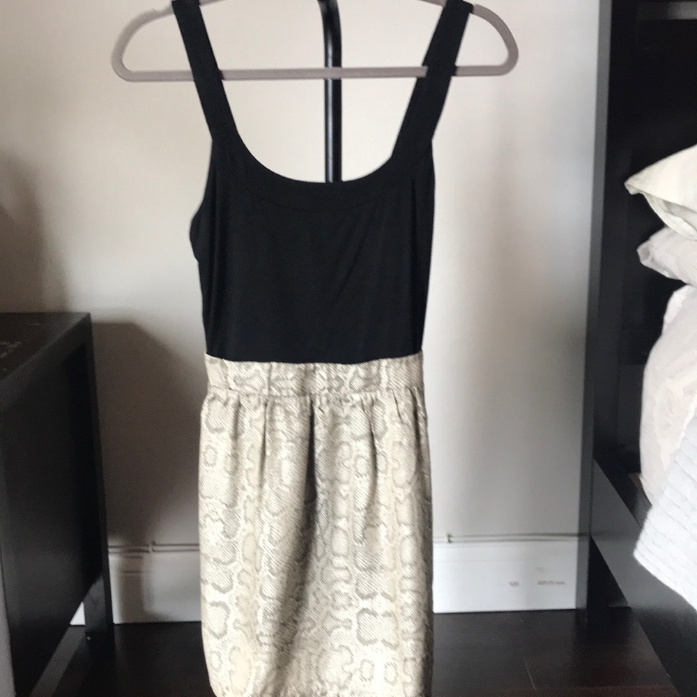 Snake print dress